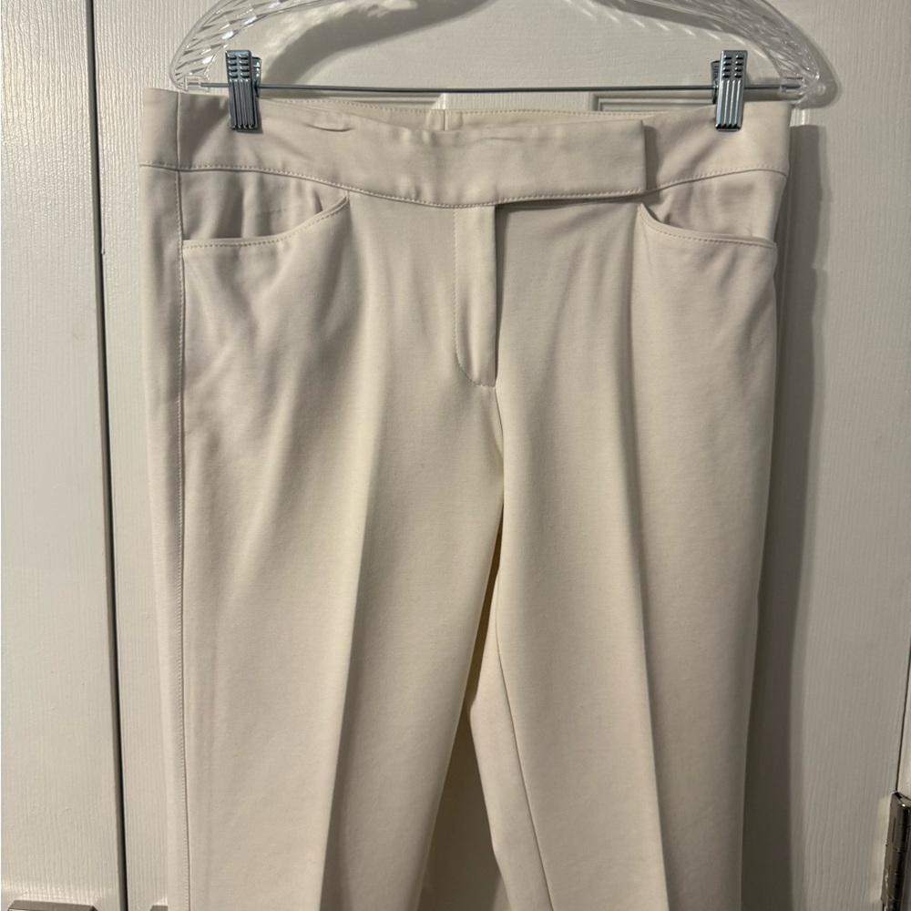 White House Black Market Winter WhiteWomen's Boot Cut Pants - 8R